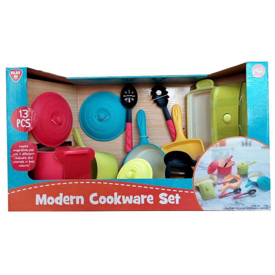 Modern Cookware 13 Piece Set