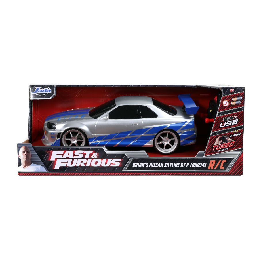 Fast & Furious Radio Control 1:16 Scale Nissan Skyline GT-R
