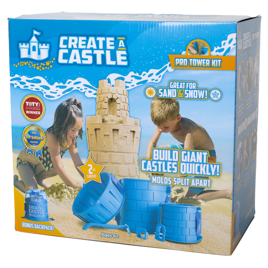 Create A Castle Pro Sand Castle Building Kit 