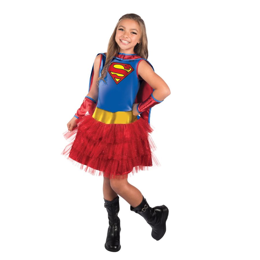 Supergirl Classic Kids Dress Up Costume Size 4-6