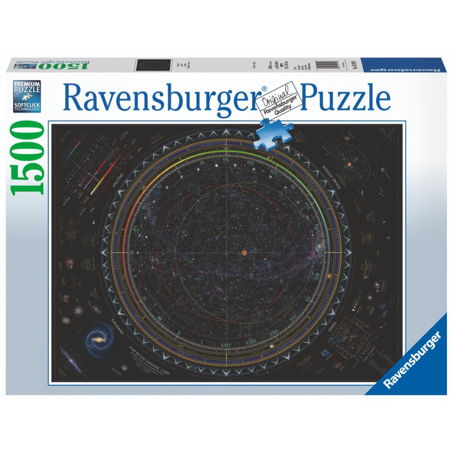 Ravensburger Puzzle 1500 Piece Map of the Universe