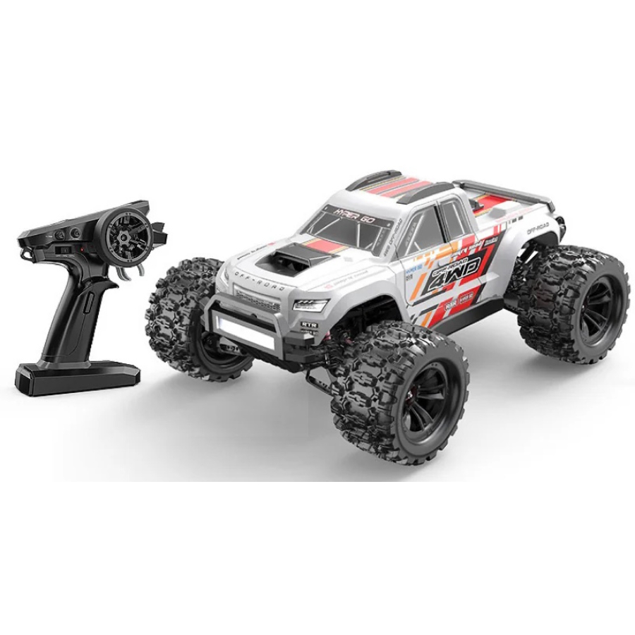 MJX Radio Control 1:10 Hyper Go 4WD Brushless Monster Truck White