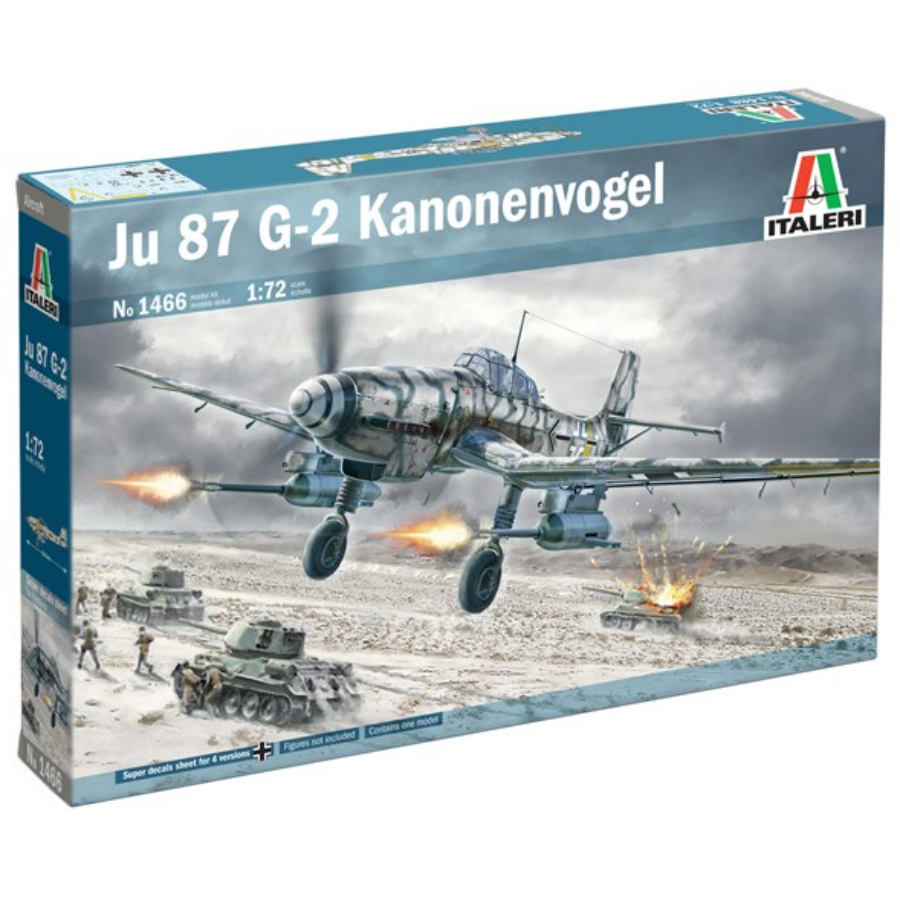 Italeri Model Kit 1:72 Junker Ju-87G2 Kannonenvogel