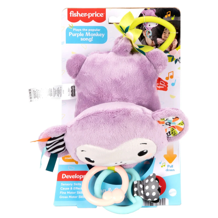 Fisher Price Sing & Go Purple Monkey