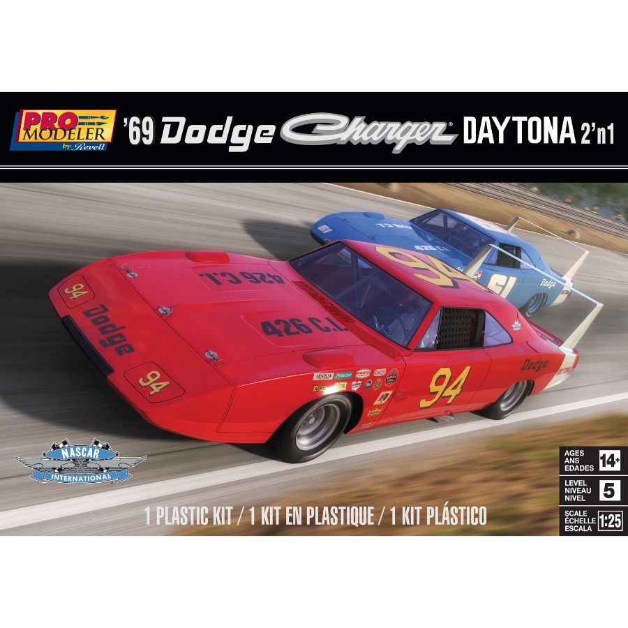 Revell Model Kit 1:24 69 Dodge Charger Daytona
