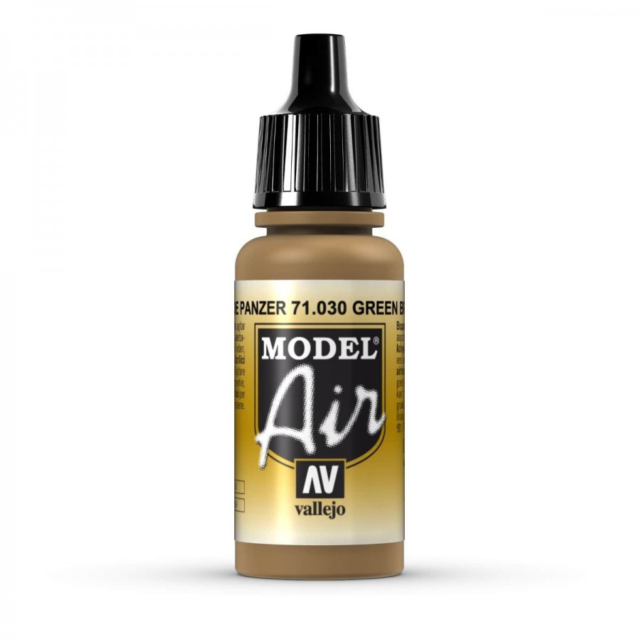 Vallejo Acrylic Paint Model Air Green Brown 17ml