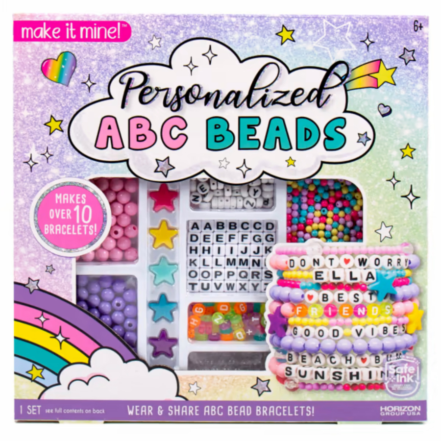 Mine 2 Design Personalised ABC Beads Set