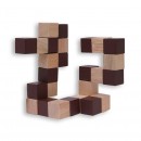 Snake Cube Wooden Puzzle