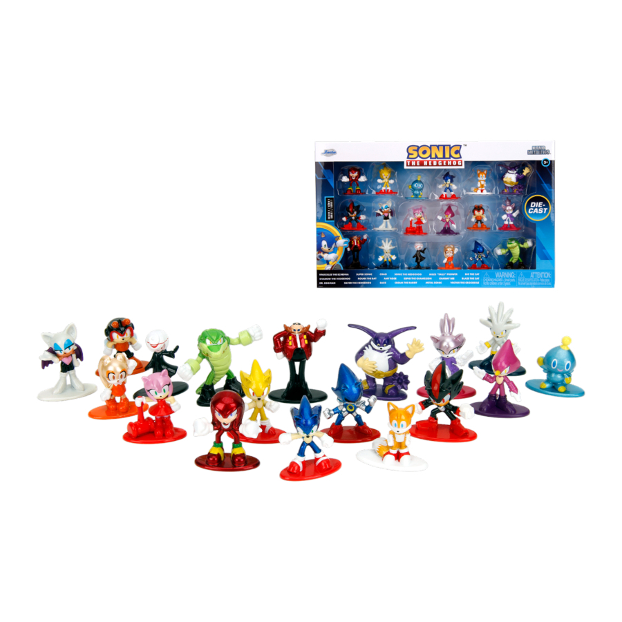 Sonic The Hedgehog Nano MetalFig 18 Pack