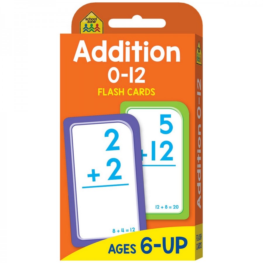 School Zone Flashcards Addition 0-12