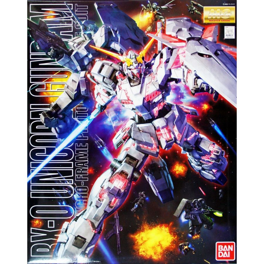 Gundam Model Kit 1:100 MG Unicorn Gundam Screen Image