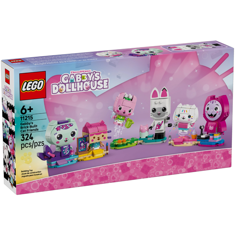 LEGO Gabbys Dollhouse Gabbys Brick Built Cat Friends