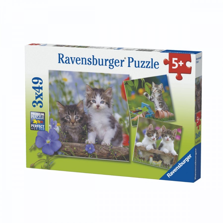Ravensburger Puzzle 3x49 Piece Kittens