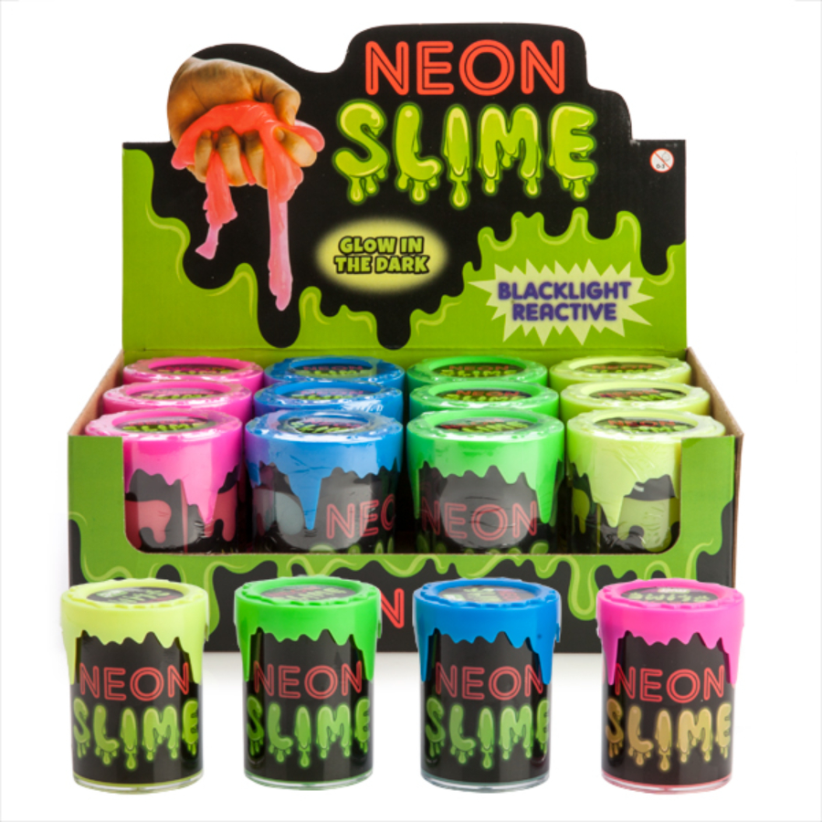 Neon Glow in The Dark Slime Assorted