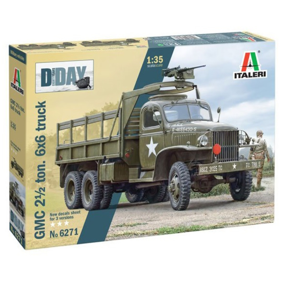 Italeri Model Kit 1:35 GMC 2 & A Half Ton Truck D-Day 80th Anniversary