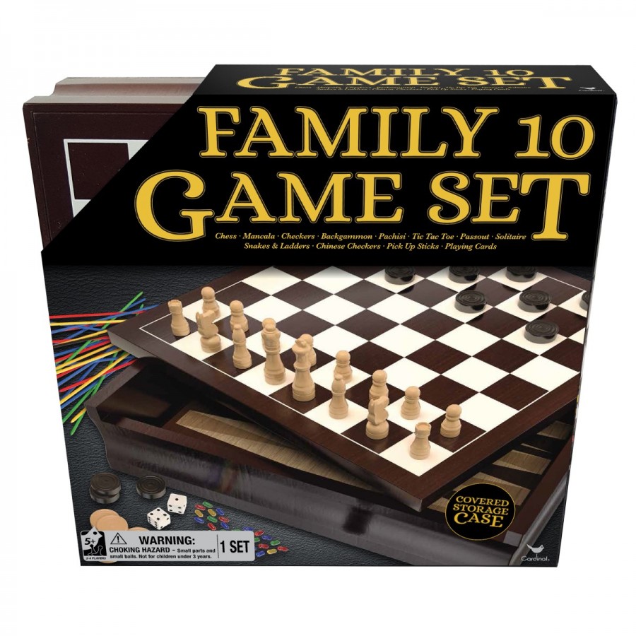 Cardinal Wood Family 10 Game Set