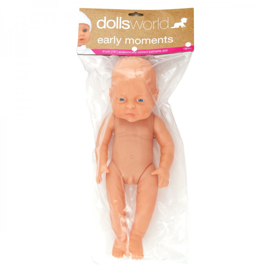 Dolls World Anatomic Doll Boy 41cm
