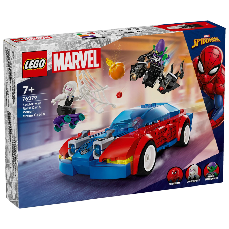 LEGO Super Heroes Marvel Spide-Man Racecar & Venom Green Goblin