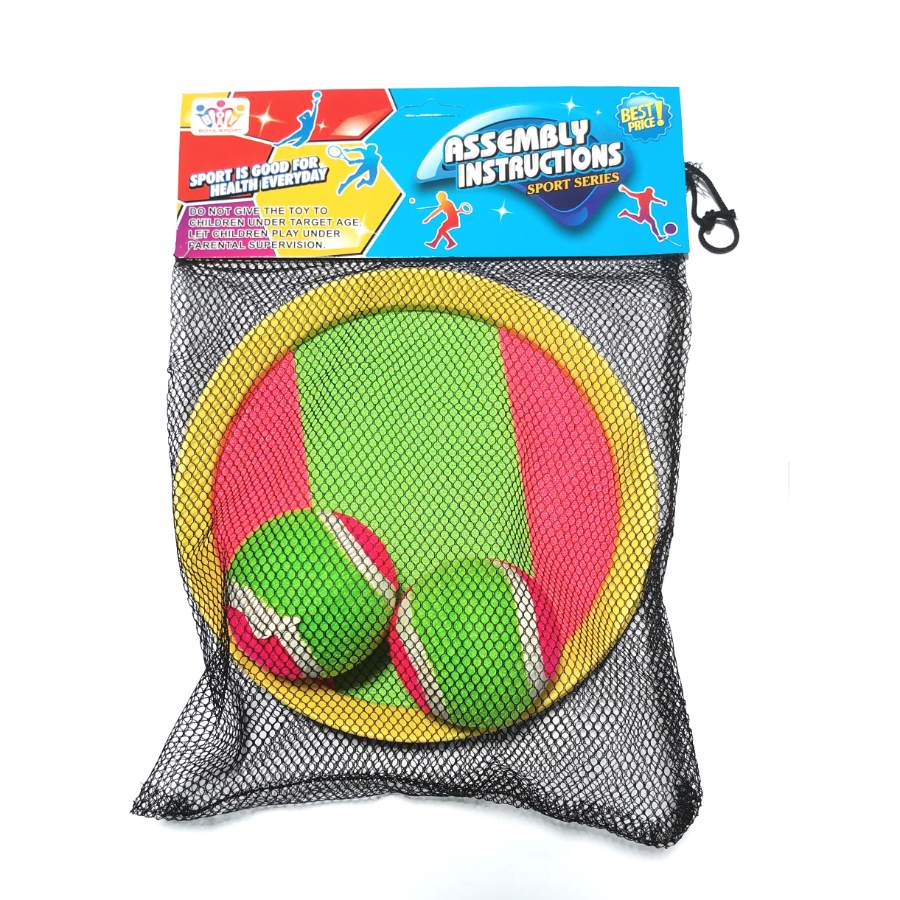 Velcro Catch Ball In Net Bag