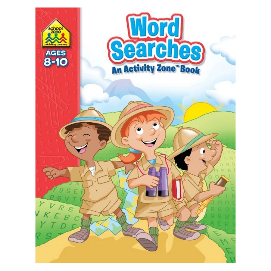 School Zone Activity Word Searches
