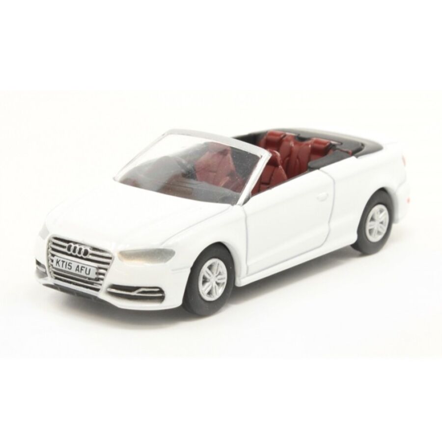 Oxford Diecast 1:76 Audi S3 Cabriolet Glacier White