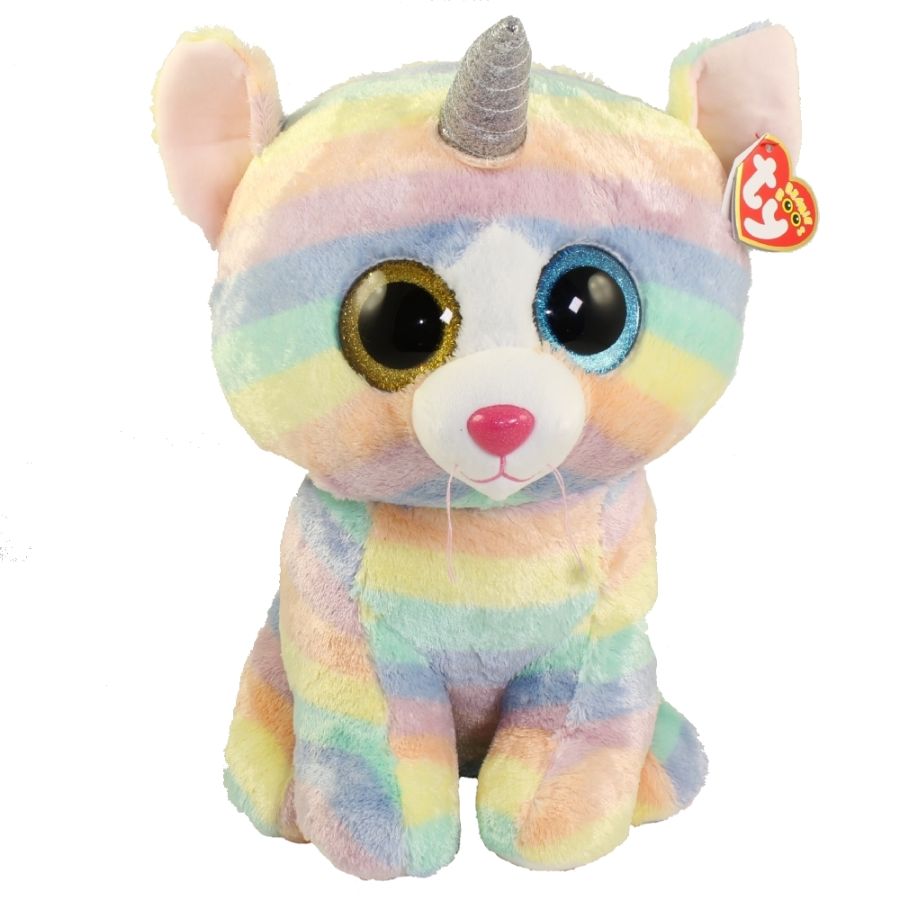 Beanie Boos Large Plush Heather Cat With Horn