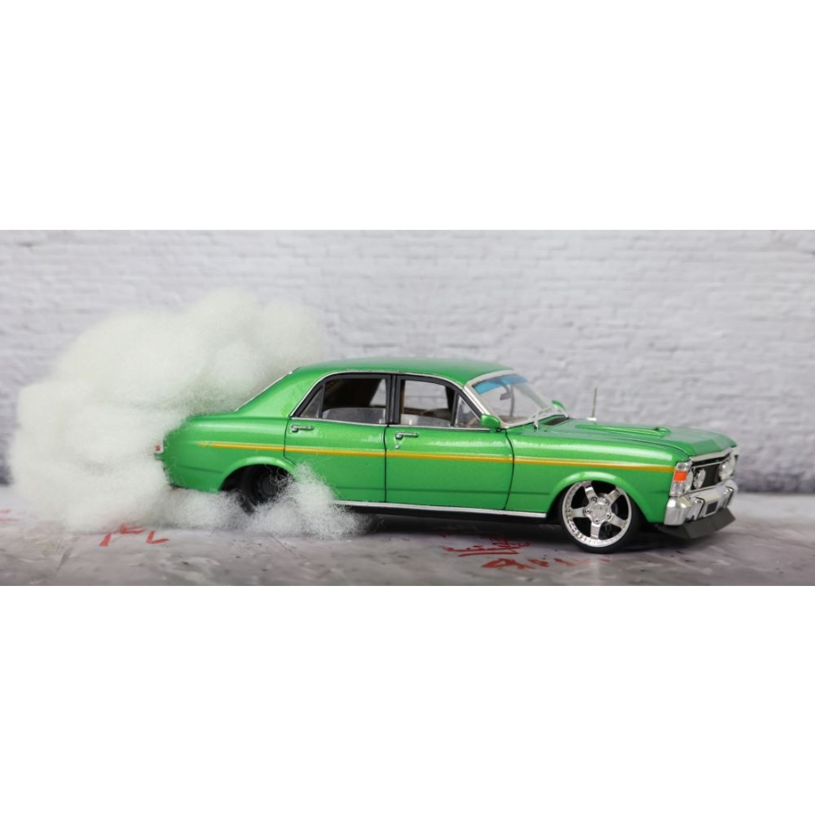 DDA Diecast 1:24 1969 Ford GR XW GS Burnout Car Green