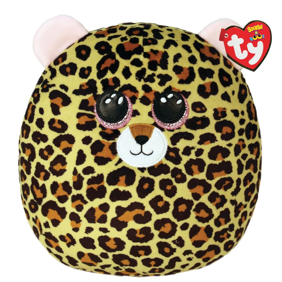 Beanie Boos Squish A Boo 14 Inch Livvie Leopard