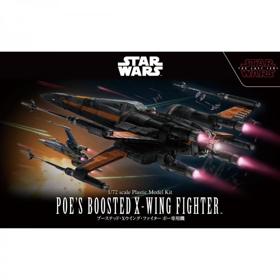 Star Wars Model Kit 1:72 The Last Jedi Poes Boosted X-Wing Fighter