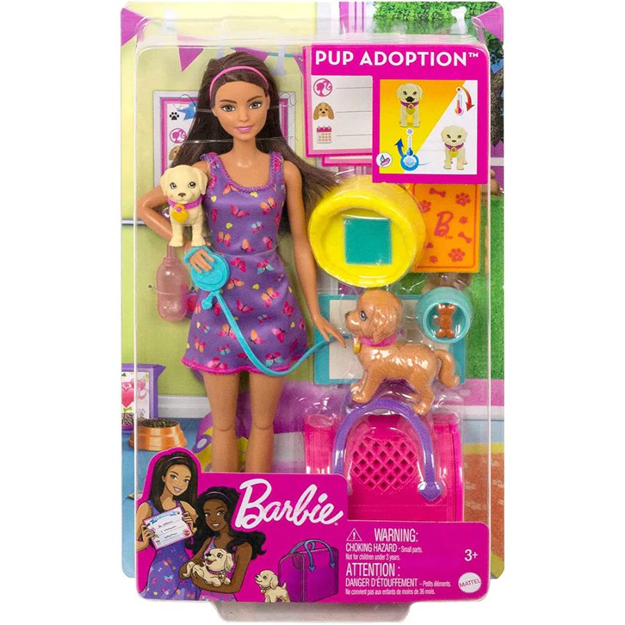 Barbie Pup Adoption Doll & Accessories