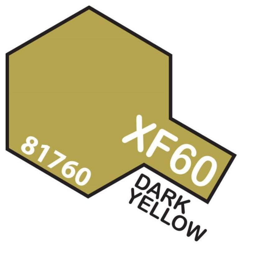 Tamiya Mini Acrylic Paint XF60 Dark Yellow