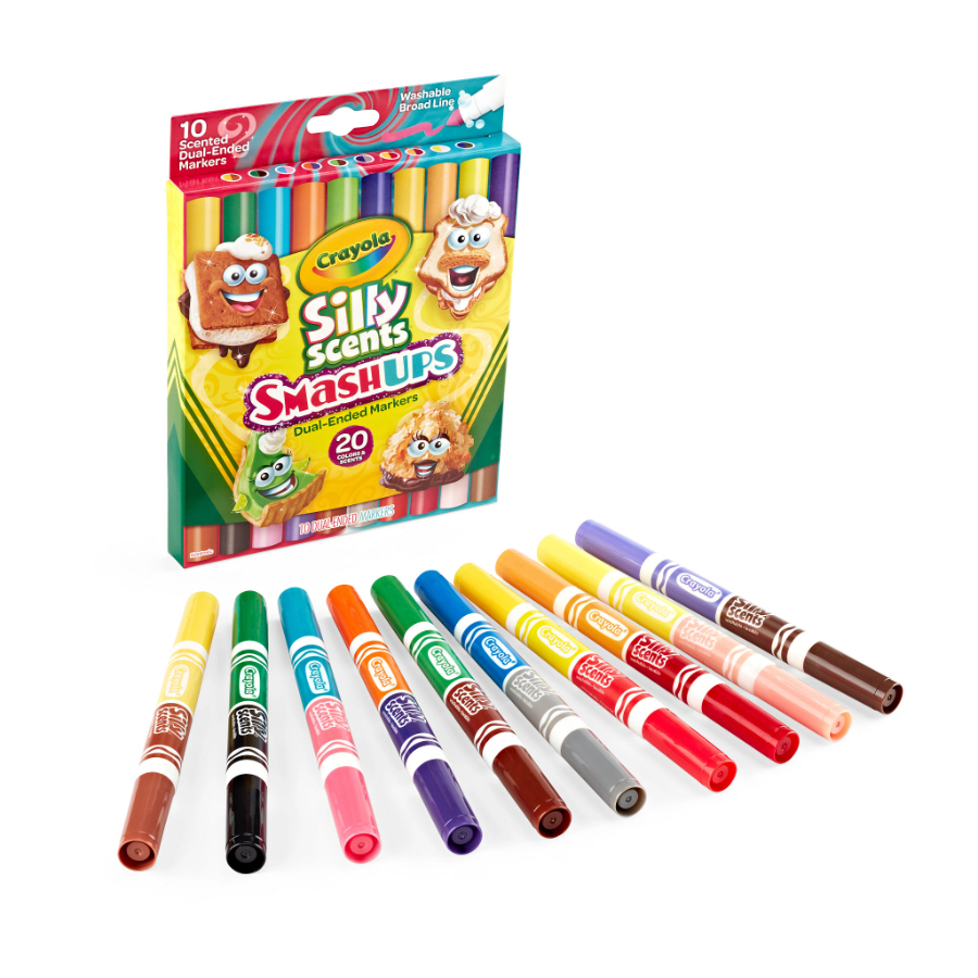 Crayola Silly Scents Smash Ups Dual Ended Markers 10 Pack