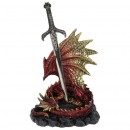 Dragon Warrior With Letter Opener 14cm