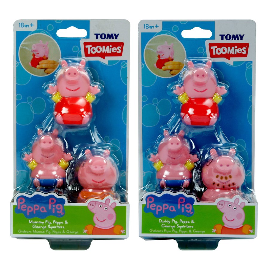 Peppa Pig Family Squirters 3 Pack Assorted