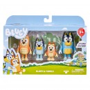 Bluey Series 9 Figurine 4 Pack With Accessories Assorted