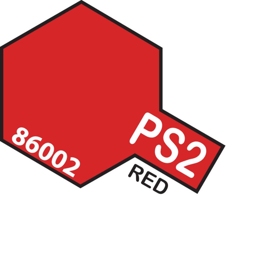 Tamiya Spray Polycarb Paint PS2 Red PC
