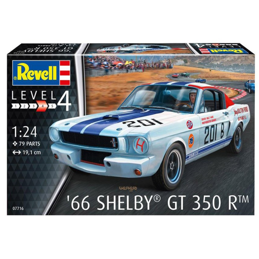 Revell Model Kit 1:24 1966 Shelby GT 350 R Model Starter Set