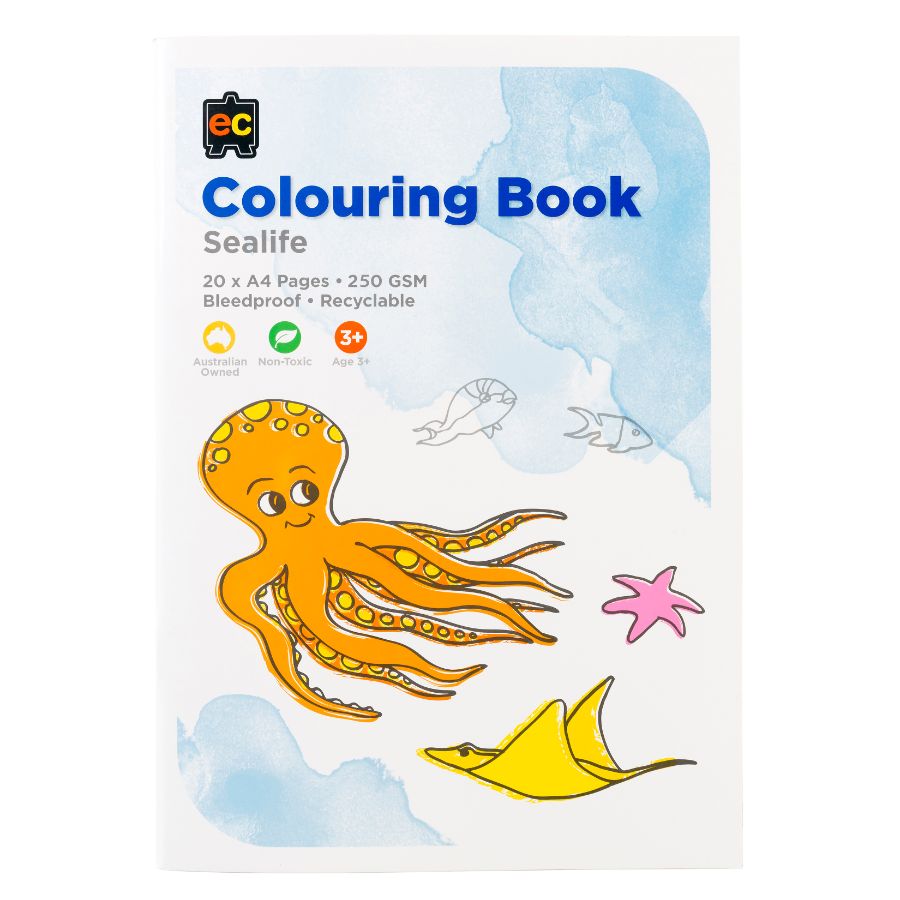 Colouring Book Sea Life
