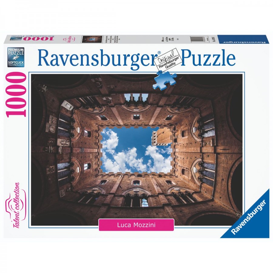 Ravensburger Puzzle 1000 Piece Courtyard Palazzo Pubblico Siena
