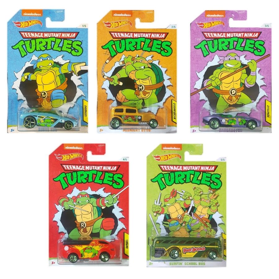 Hot Wheels Licensed Car Teenage Mutant Ninja Turtles Assorted
