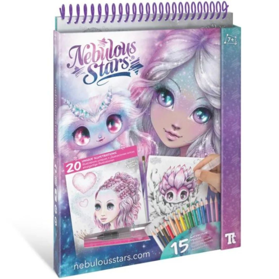 Nebulous Stars Watercolouring Book Set