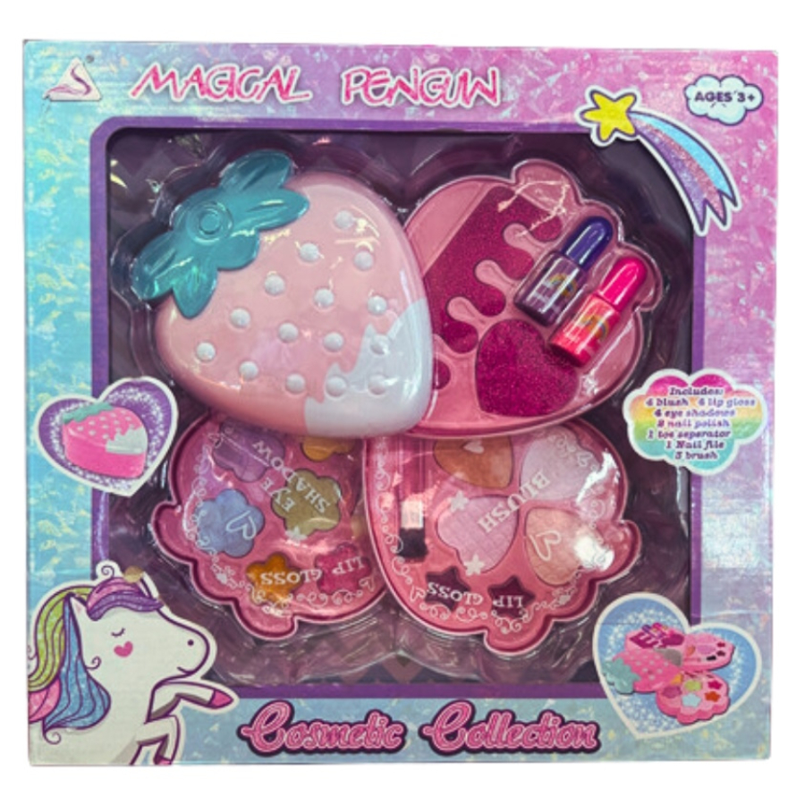 Unicorn Strawberry Makeup Kit