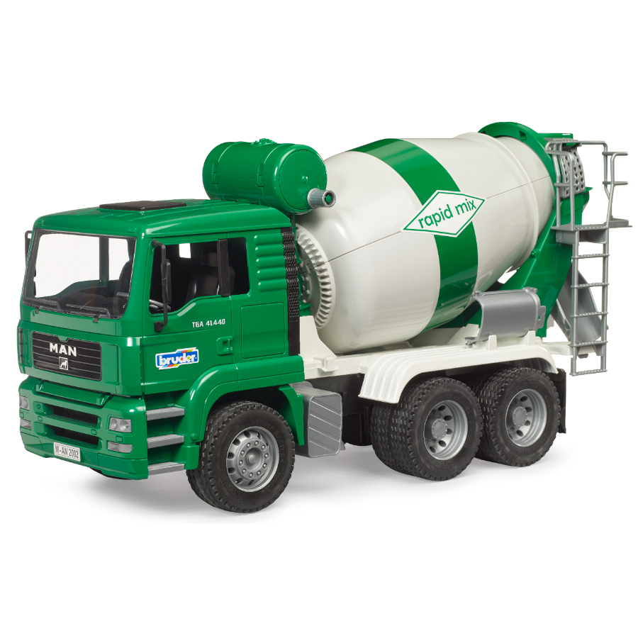 Bruder MAN TGA Cement Mixer Truck Rapid Mix