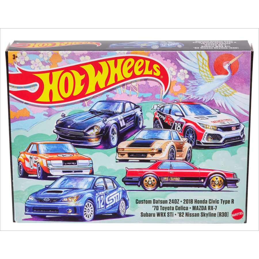 Hot Wheels Vehicles Japanese Themed 6 Pack