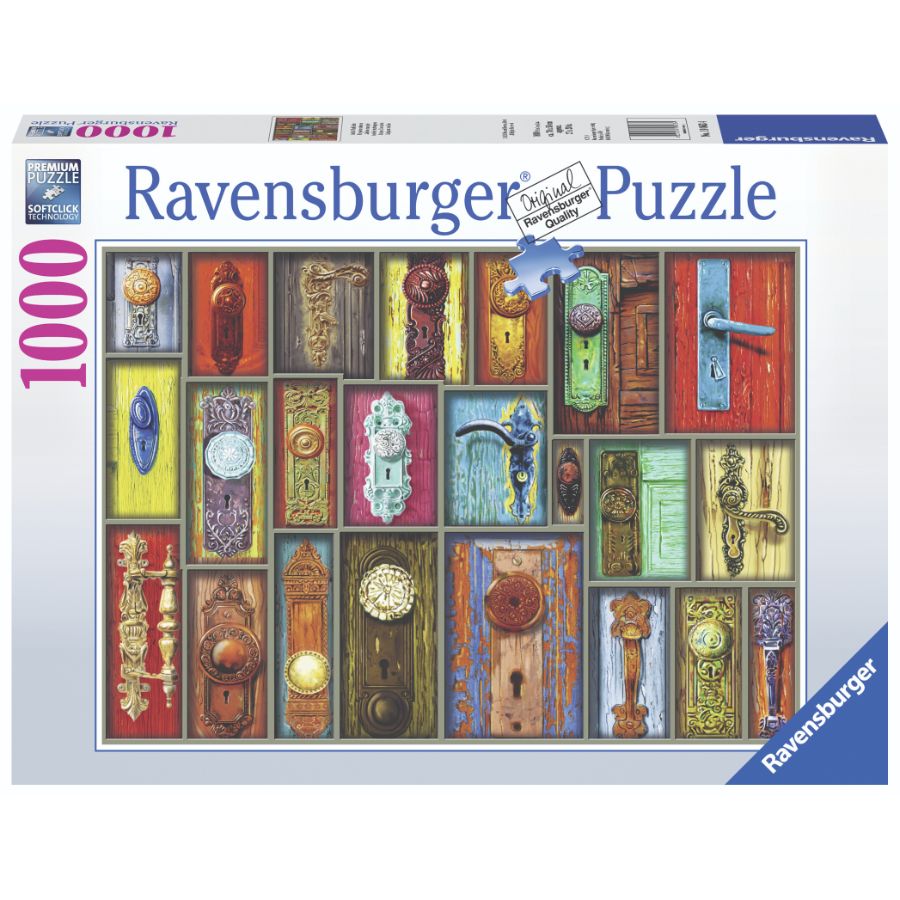 Ravensburger Puzzle 1000 Piece Antique Doorknobs