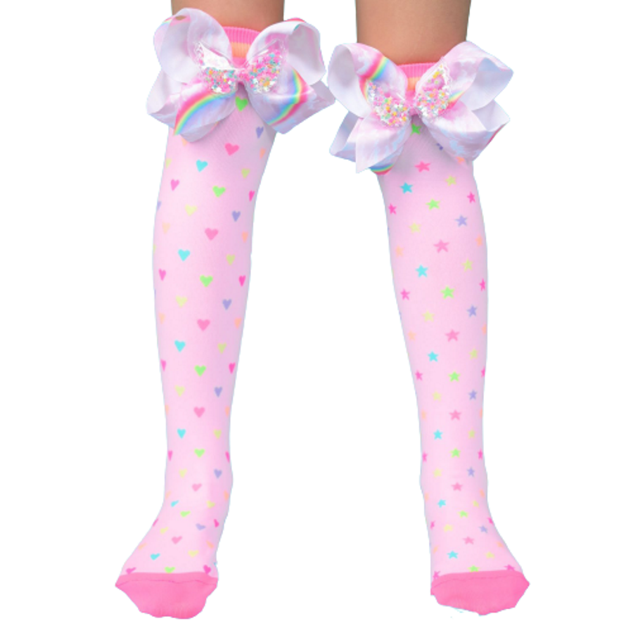 Madmia Socks Sprinkles With Bow