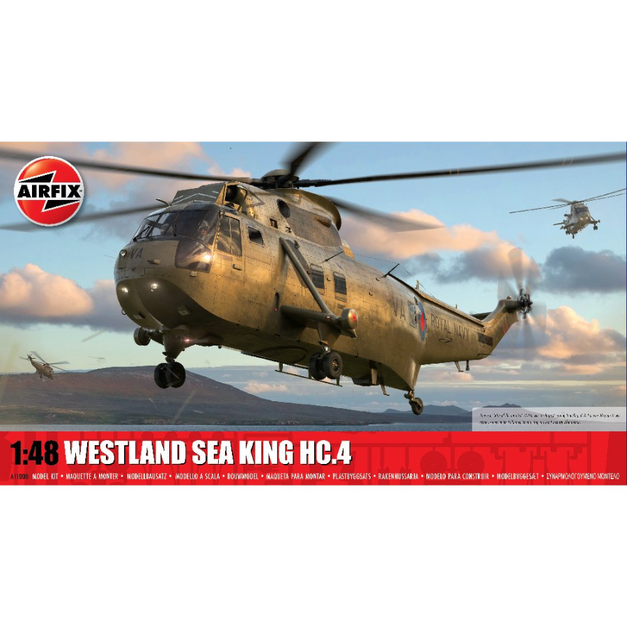 Airfix Model Kit 1:48 Westland Sea King HC 4