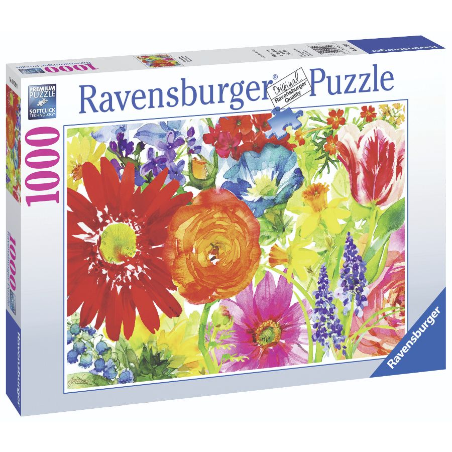 Ravensburger Puzzle 1000 Piece Abundant Blooms