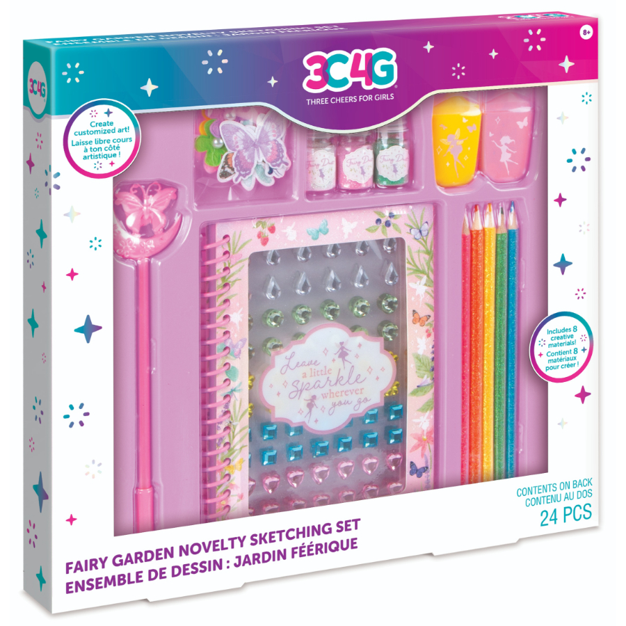 3C4G Fairy Garden Novelty Sketching & 3D Artworks Craft Set