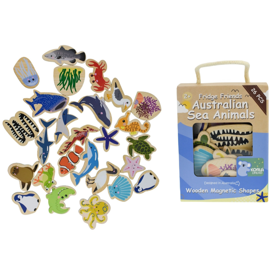 Fridge Friends Magnetic Sea Creatures Ocean Wonders 20 Pack